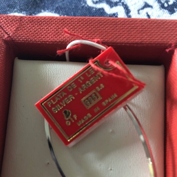 Orquidea original silver drop earrings with pearls - Picture 3 of 6